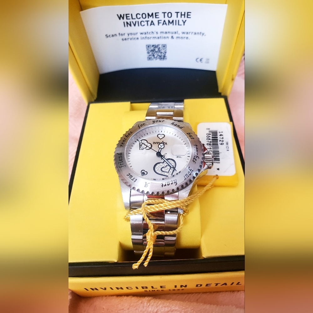 NIB Invicta Friendship Women's SS Analog Japanese-Quartz watch